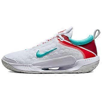 Nike Court Zoom Nxt Hc Vit Ljussilver Habanero Röd Tvättad Blågrön Dam DH0222-136