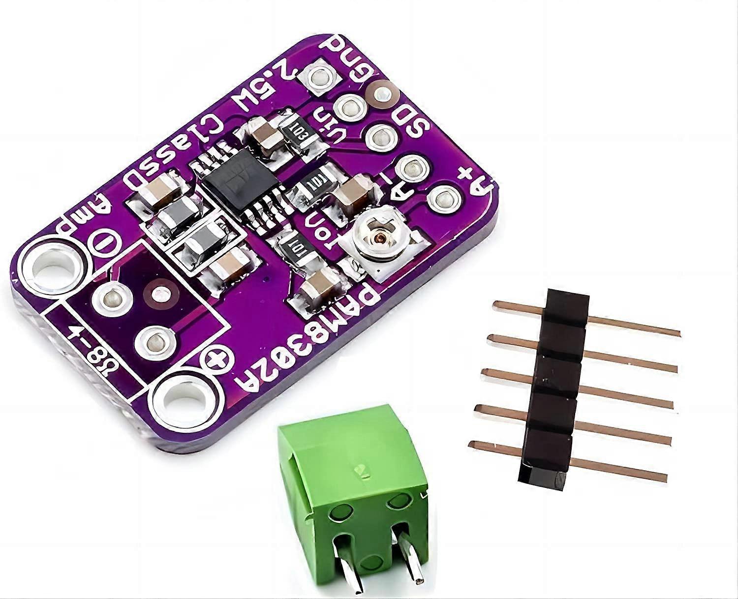 PAM8302 2.5W Class D Audio Amplifier Module,  Efficiency Mono Board for 4 Ohm Speaker Projects
