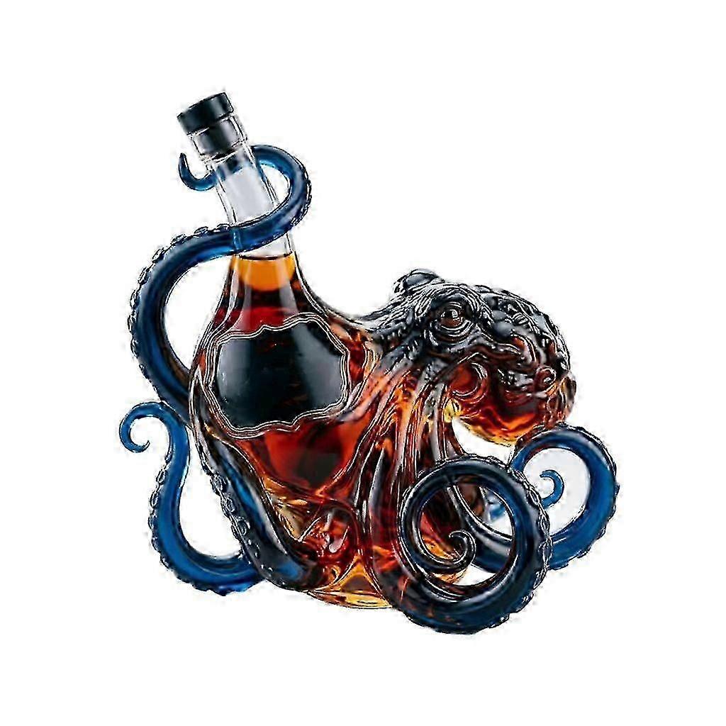 Transparent Octopus Head Decanter
