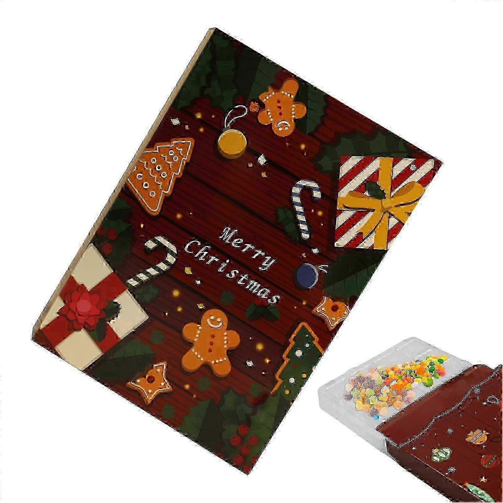 26-27@ 26-27 Empty Boxes Fillable 24 Days Empty Christmas Countdown Advent