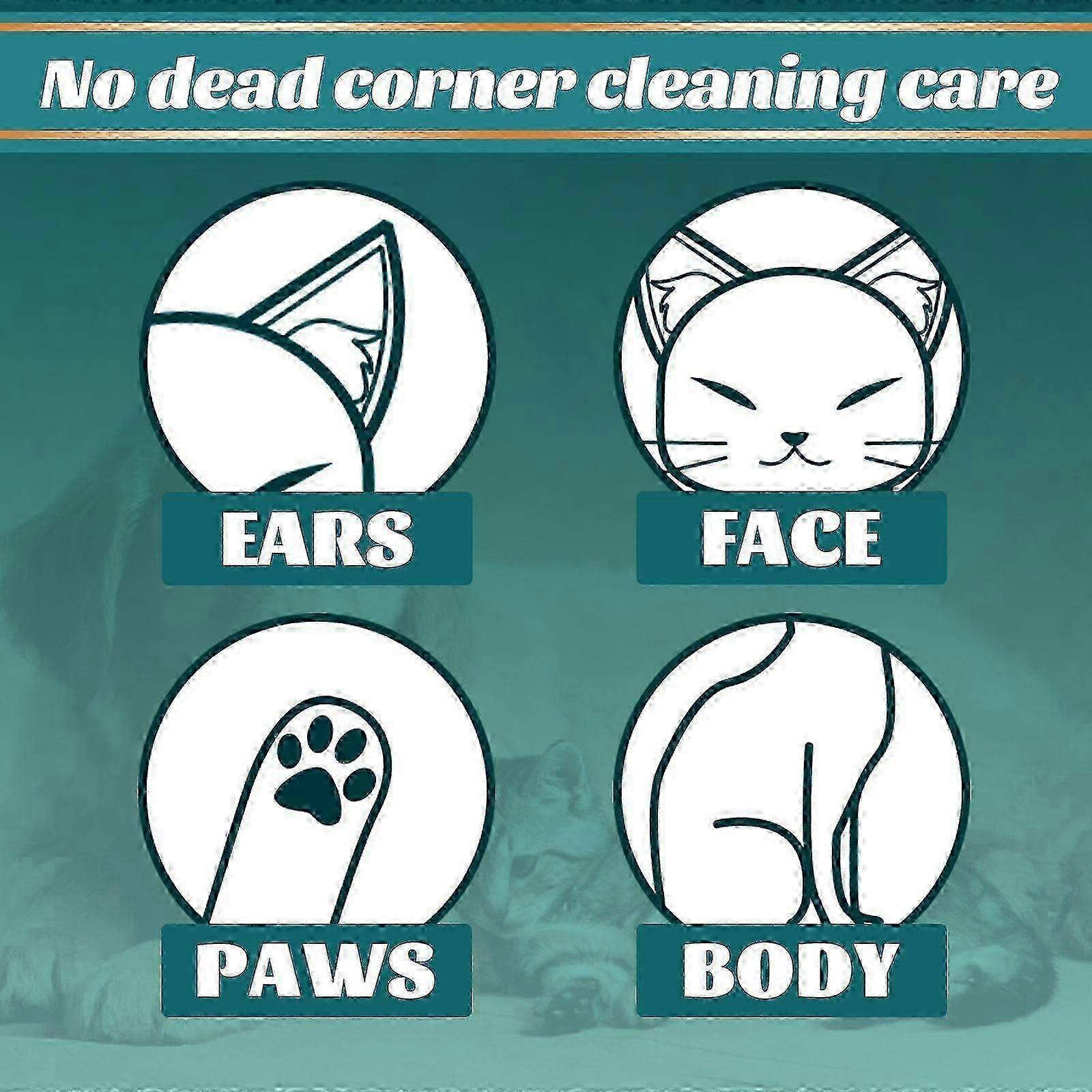 Microfiber Silicone Pet Cleaning Gloves