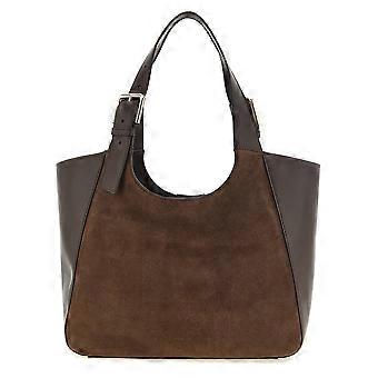 Furla Brown Calfskin Tote Bag