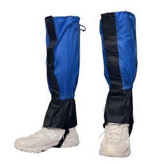 BUBEHYMY Waterproof Hiking Gaiters for Boots, Adjustable Lightweight Leg Gaiters for Men and Women, Durable Oxford Fabric Blue Style A