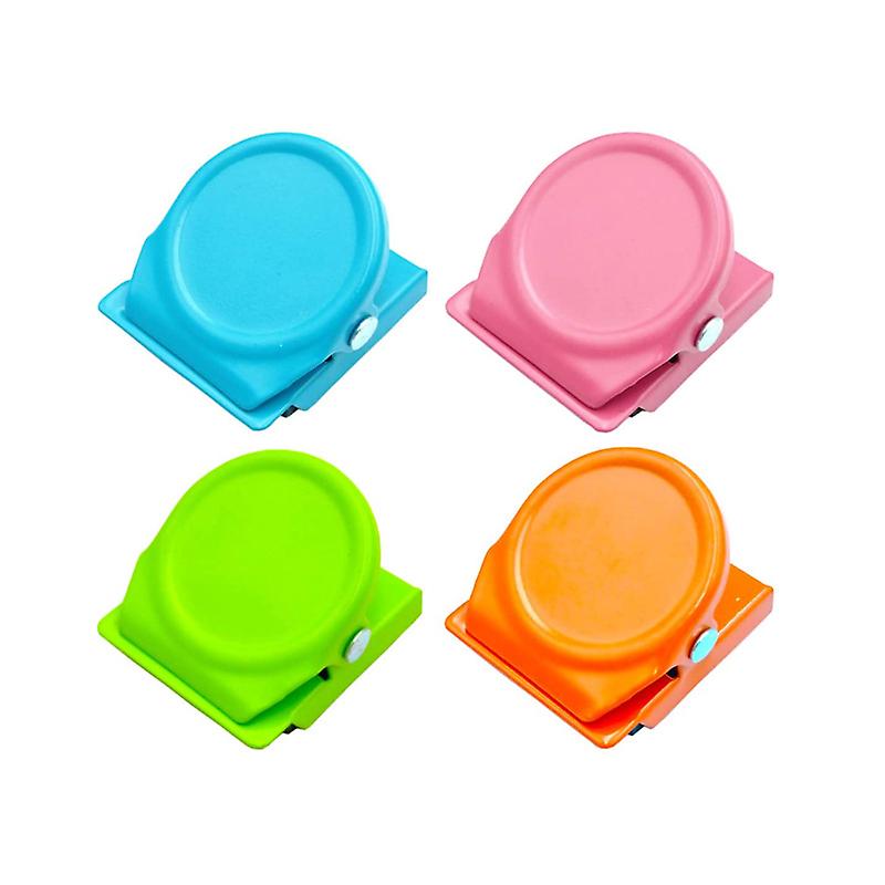 المغناطيسي كليب معدني (4PCS، متعدد الألوان