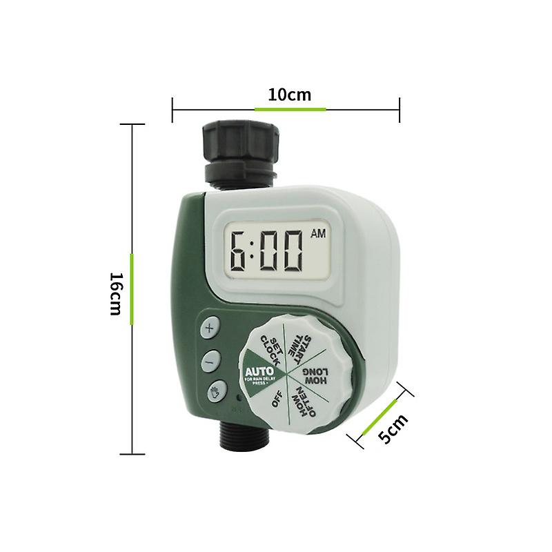 Single outlet, dial, hose sprinkler timer
