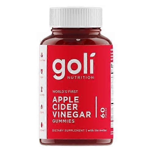 Goli Nutrition 苹果醋软糖，0 ，60 粒软糖（1 包）