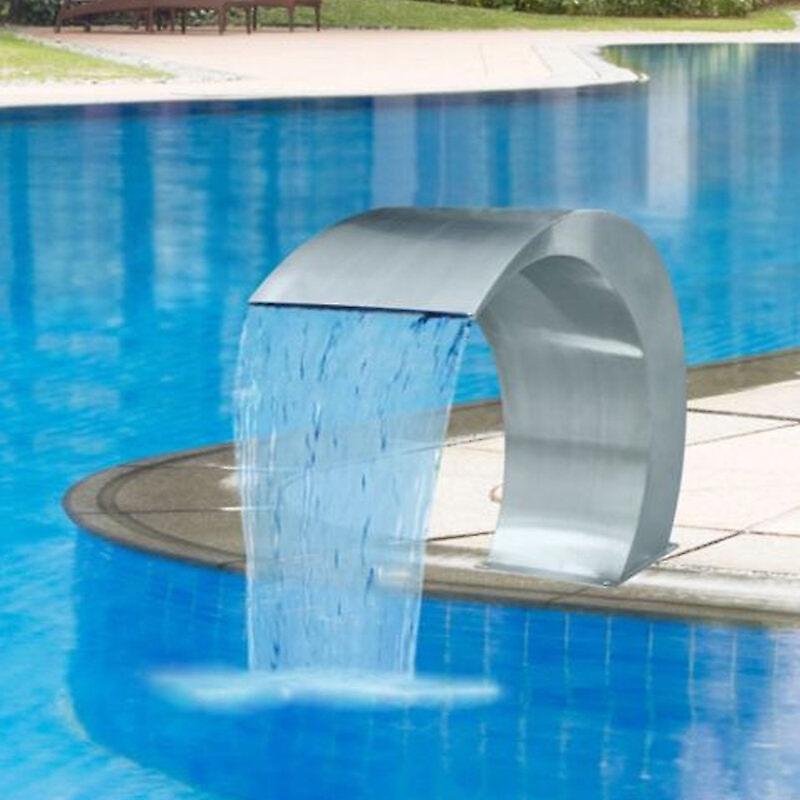 Piscine en acier inoxydable Accent Fontaine Étang Jardin Piscine Cascade Caractéristique Quincaillerie décorative