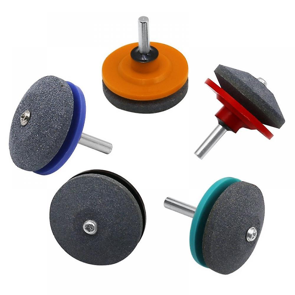 Prettyui Universal 1/4" Shank Lawn Mower Sharpener Lawnmower Blade Sharpening Tool For Power Drill Hand Drill