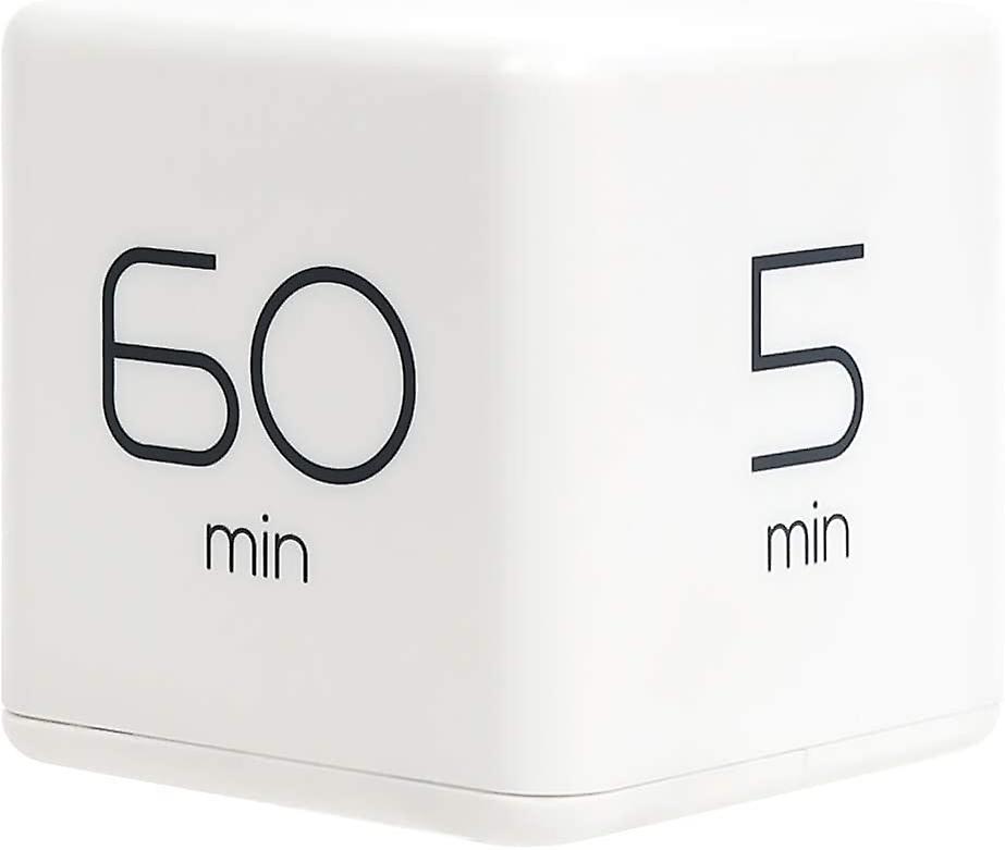 Time management, kitchen timer, children's timer, exercise timer, learning timer, kitchen (white)