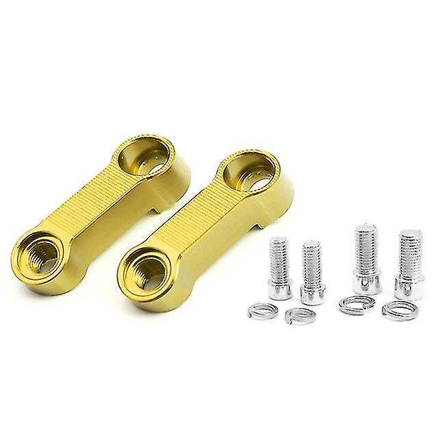 2pcs Cycle View S Extens Riser Extend Adapter Modified Transfer Base Widening Bracket