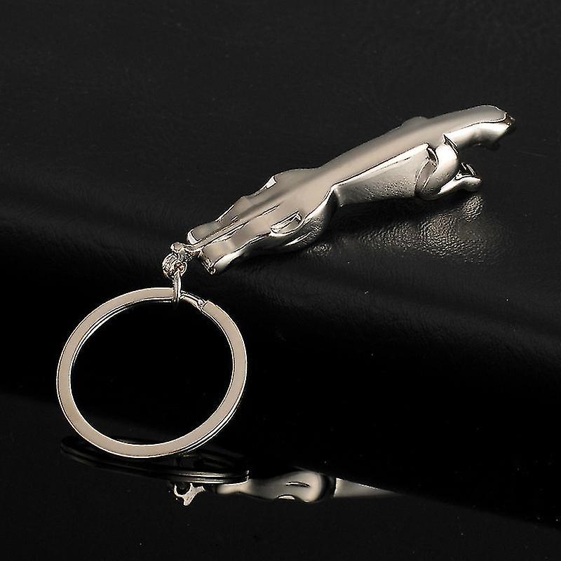 Automotive Keyrings Jaguar Key Chain Sterling Silver Fashion Men