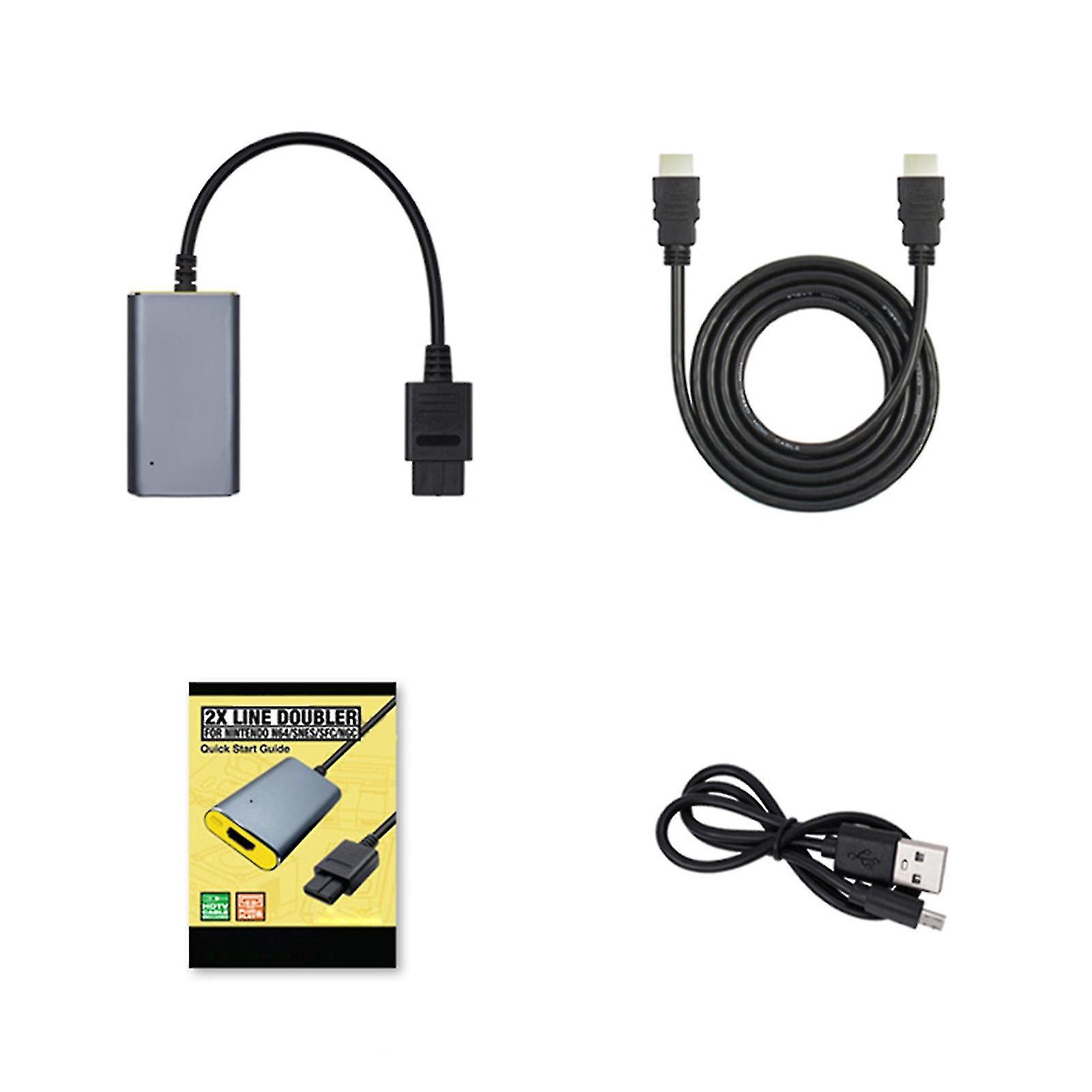 Forn64/compatible With Ngc/snesconsole Retro Video Game Console Cable Connector Adapter