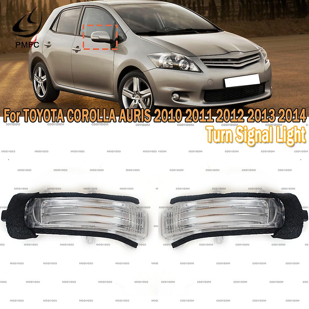 For Toyota Corolla Auris 2010 11 2012 2013 2014 Door Wing Rearview Mirror Indicator Lamp Led Side Mirror Turn Signal Light