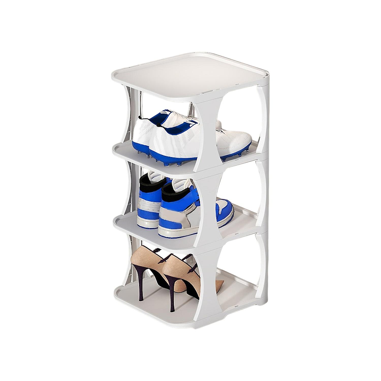 Shoe Rack Convenient with Bottom Plate Easy to Install Stable Layered Partition Shoes Organizer