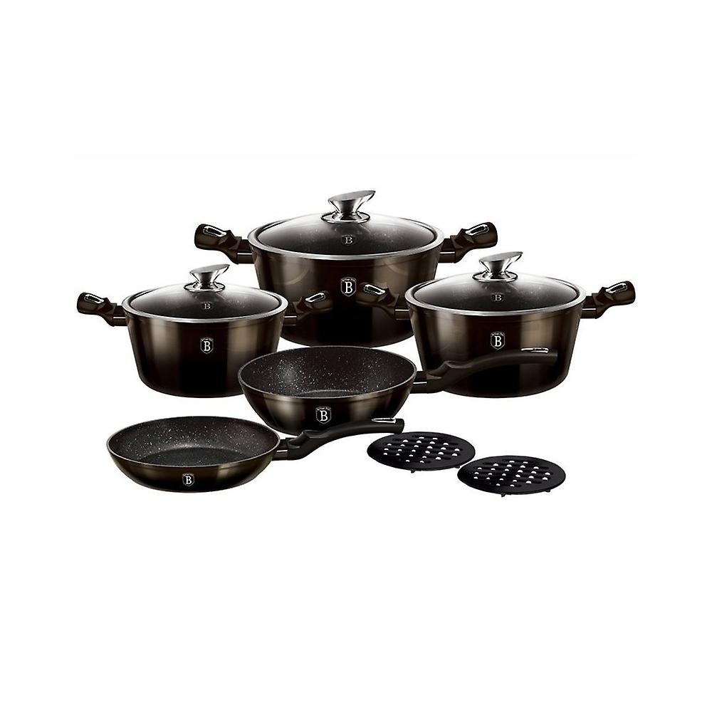 Berlinger Haus set of pots 13 pieces Shiny Black 31729