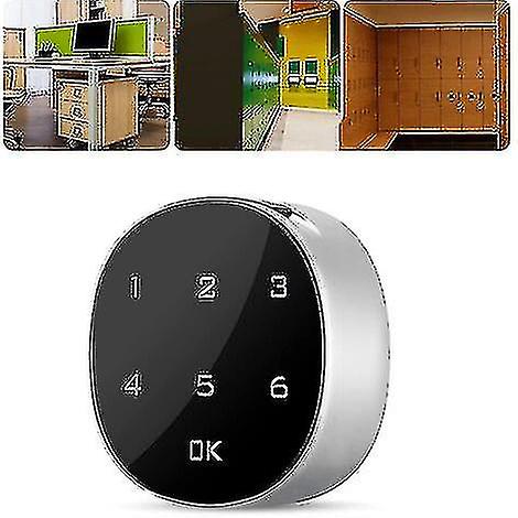 Digital Combination Padlock With Touch Screen Locker Padlock Electronic Lock Coded Door Lock For Cabinet, Toolbox, Drawer, Mailbox, School Locker,suit