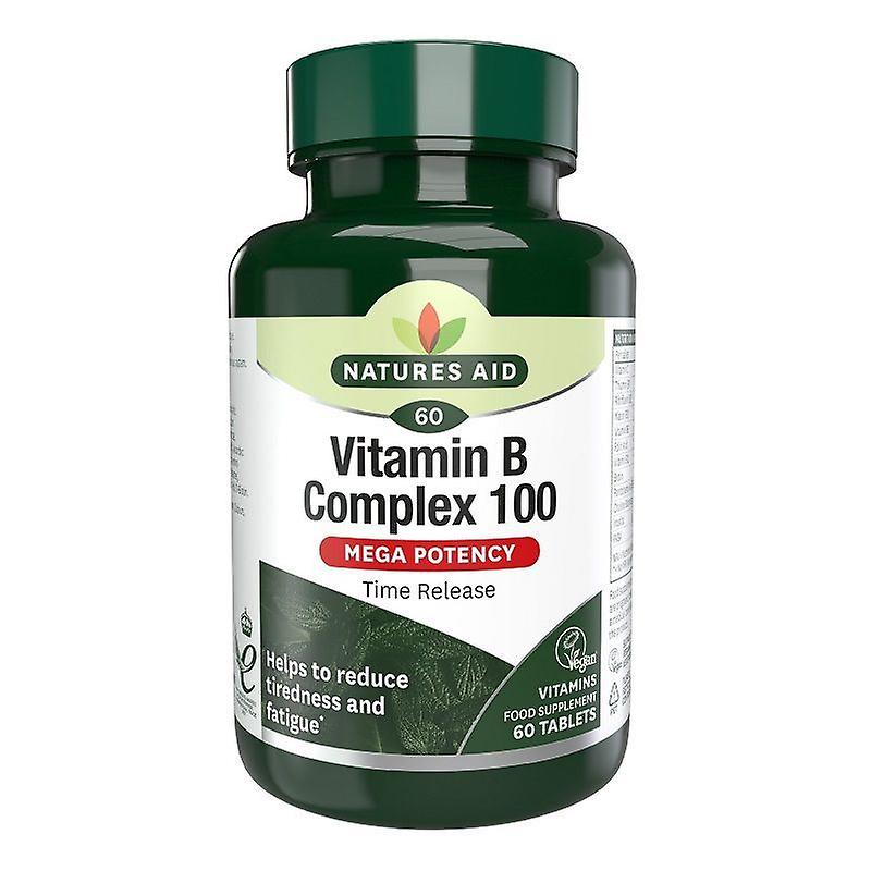 Nature's Aid Vitamin B Complex 100 Time Release Tablets 60 (121020)