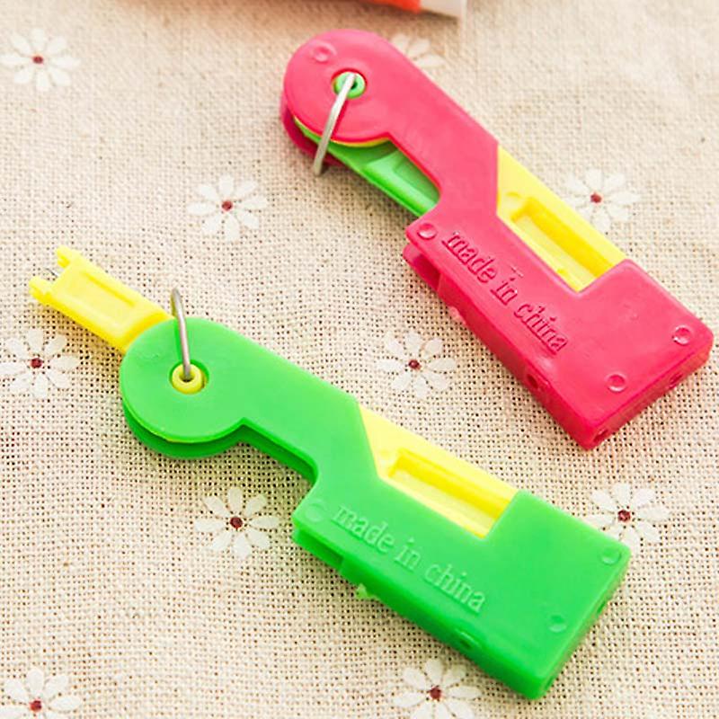 Automatic Threader Easy Sewing Needle Device For Elderly Housewife Use Thread Guide Tool