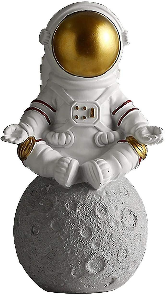 Astronaut Decorations-meditating Astronaut Golden