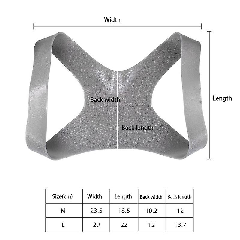 Posture Corrector Elastic Compression Upper Back Straightener Brace Back and Shoulder Pain Relief