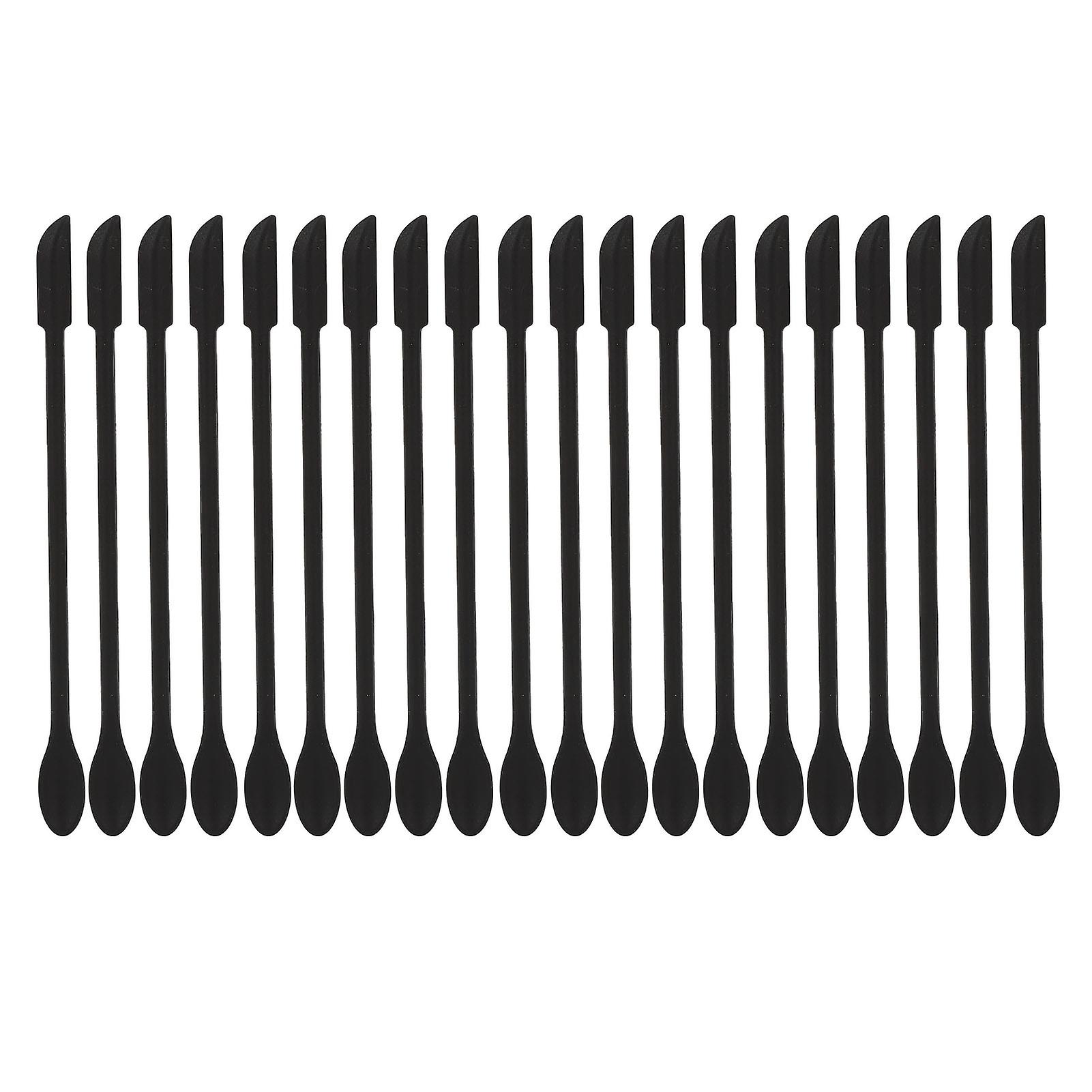 20 Pcs Mini Silicone Spatulas with Small Tip, Extended Handle, Double Head, One-Piece, Seamless, Easy Cleaning, Makeup Scraper