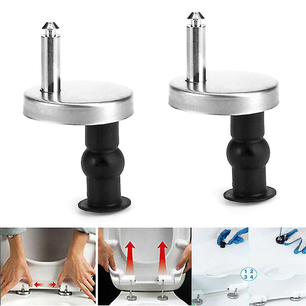 New Fix Wc Toilet Seat Hinge Fittings Quick Release Hinges Kit