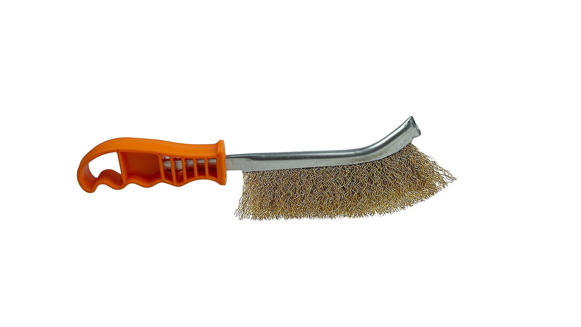 Brass Wire Brush Rust Remover Spid Type Handle Brush