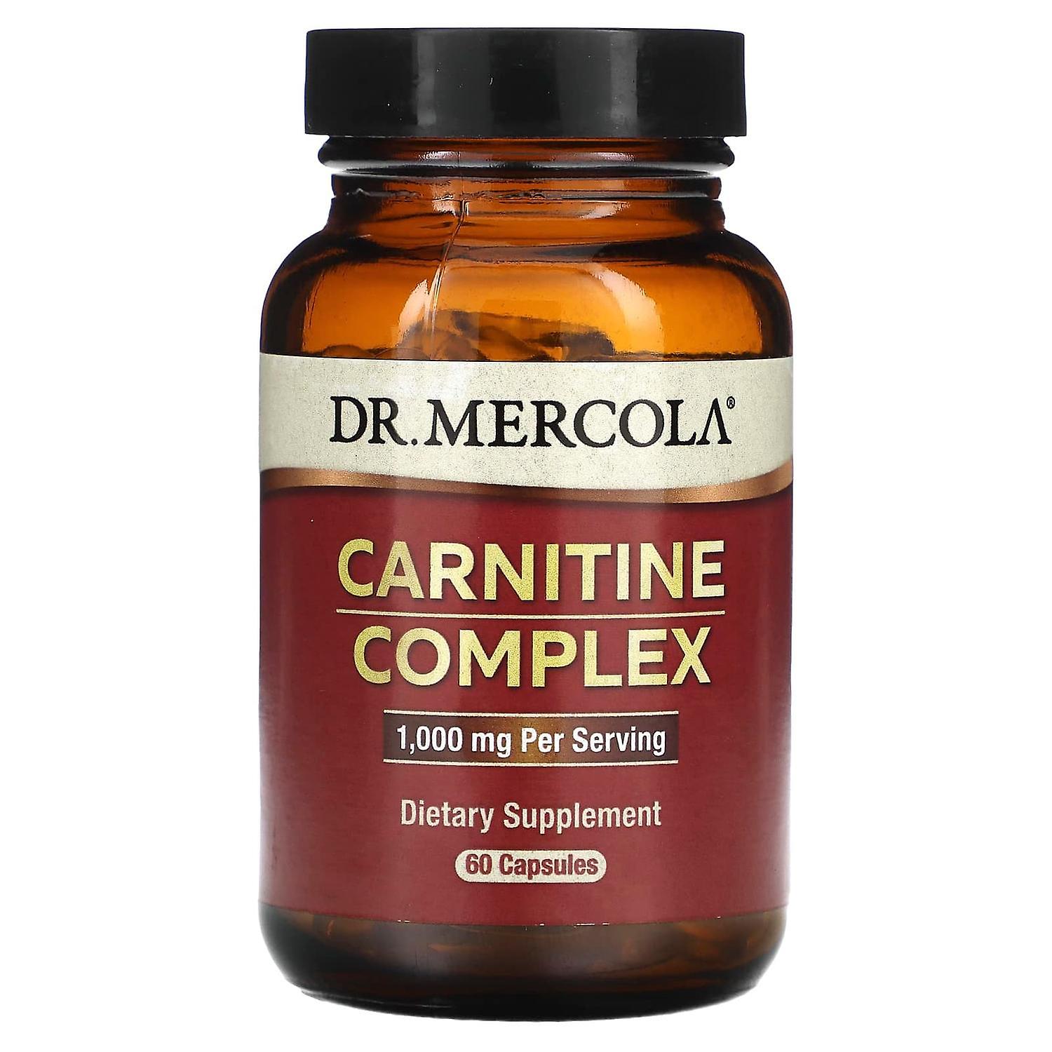 Dr. Mercola, Carnitine Complex, 500 mg, 60 Capsules