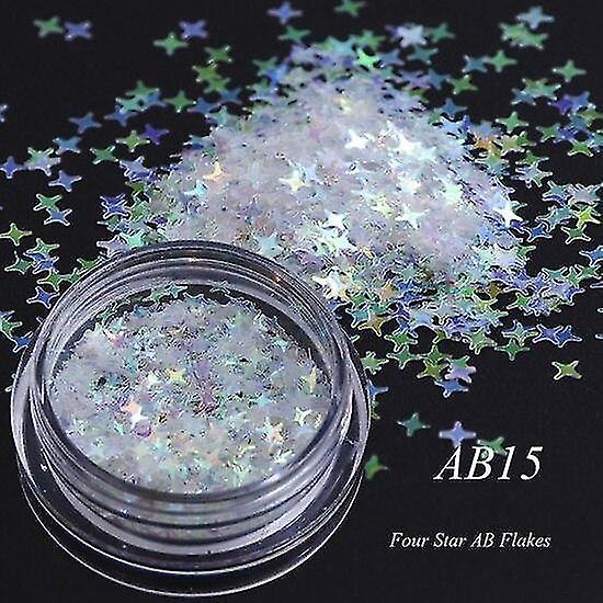 AB15 Holographic Nail Glitter Mix Irregular Paillette Sequins