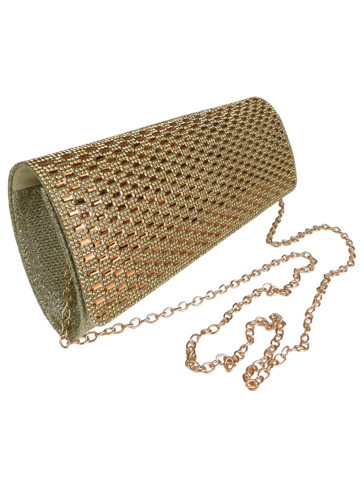 Paulo Due Diamante Tube Clutch Bag