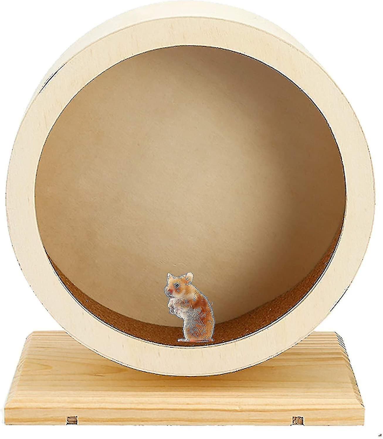 Silent Wooden Hamster Exercise Wheel