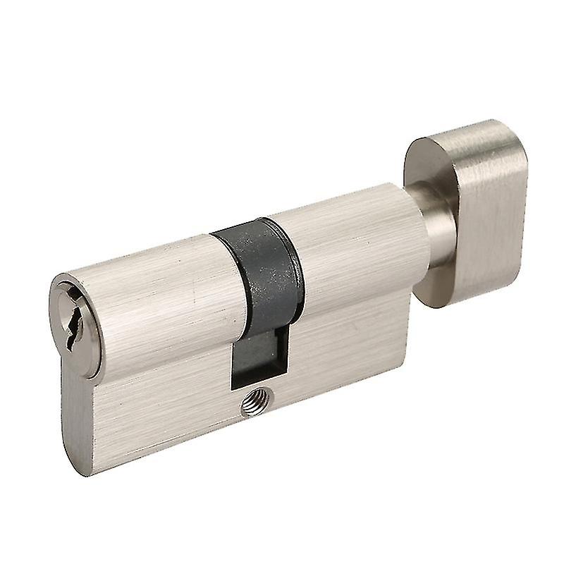 K with button - Standard lock cylinder with European profile Key + Button 30x30 anti-picking protect
