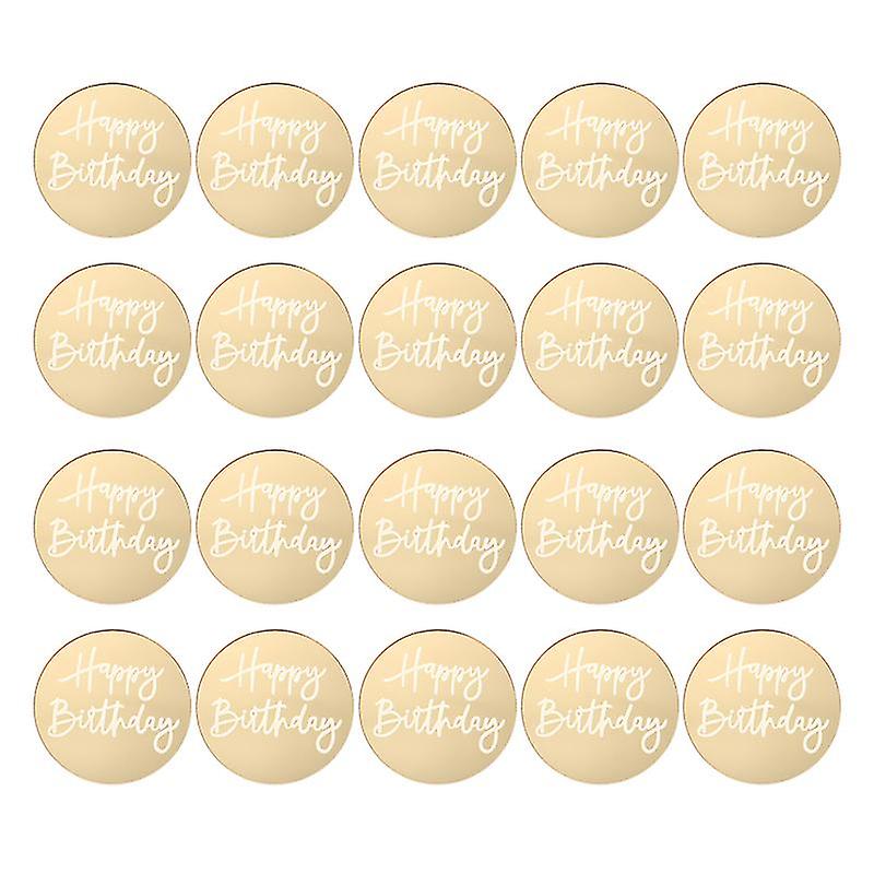 20pcs Engraved Toppers