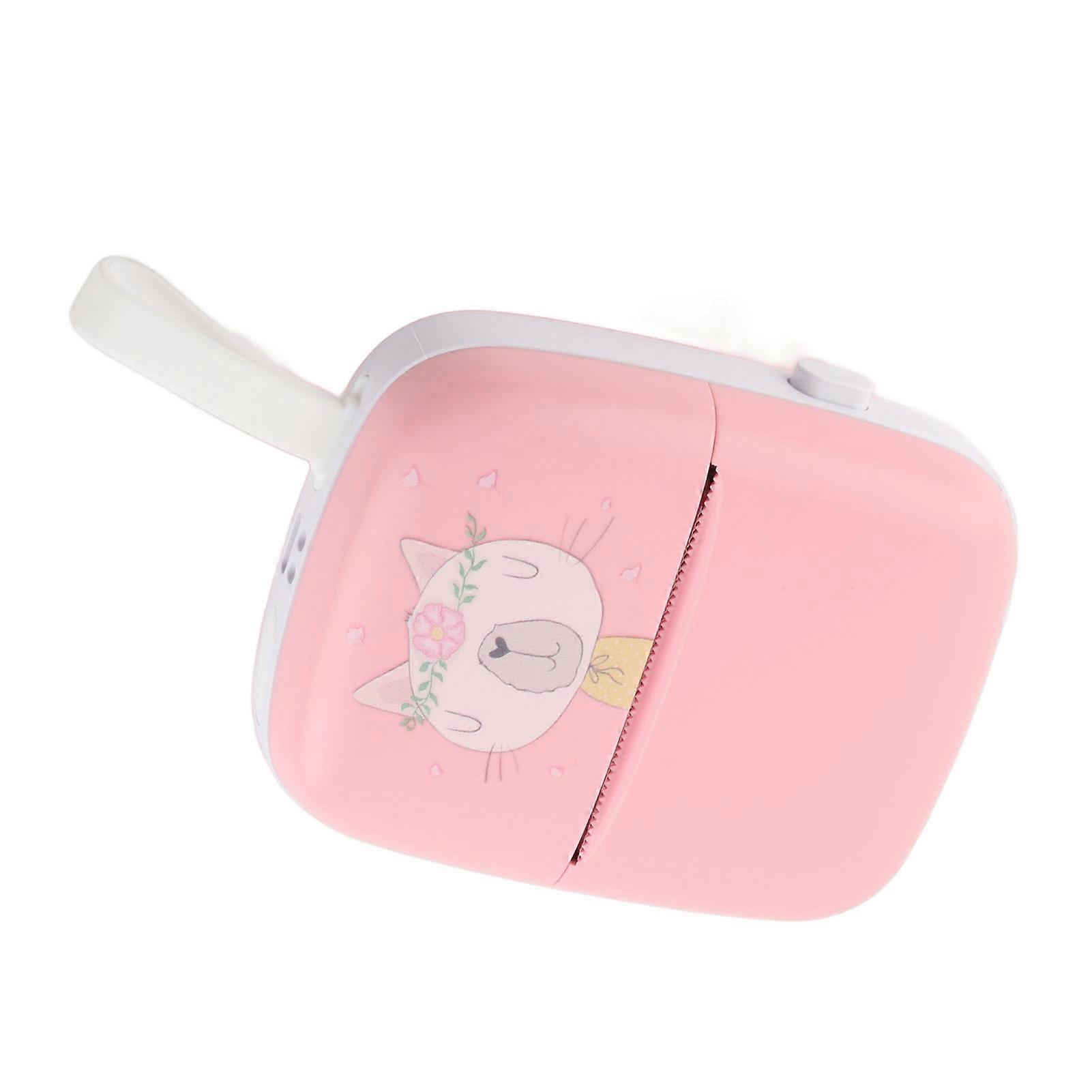 Pocket Thermal Printer Mini HD Bluetooth 10.5x8.5cm Pink 1000mAh