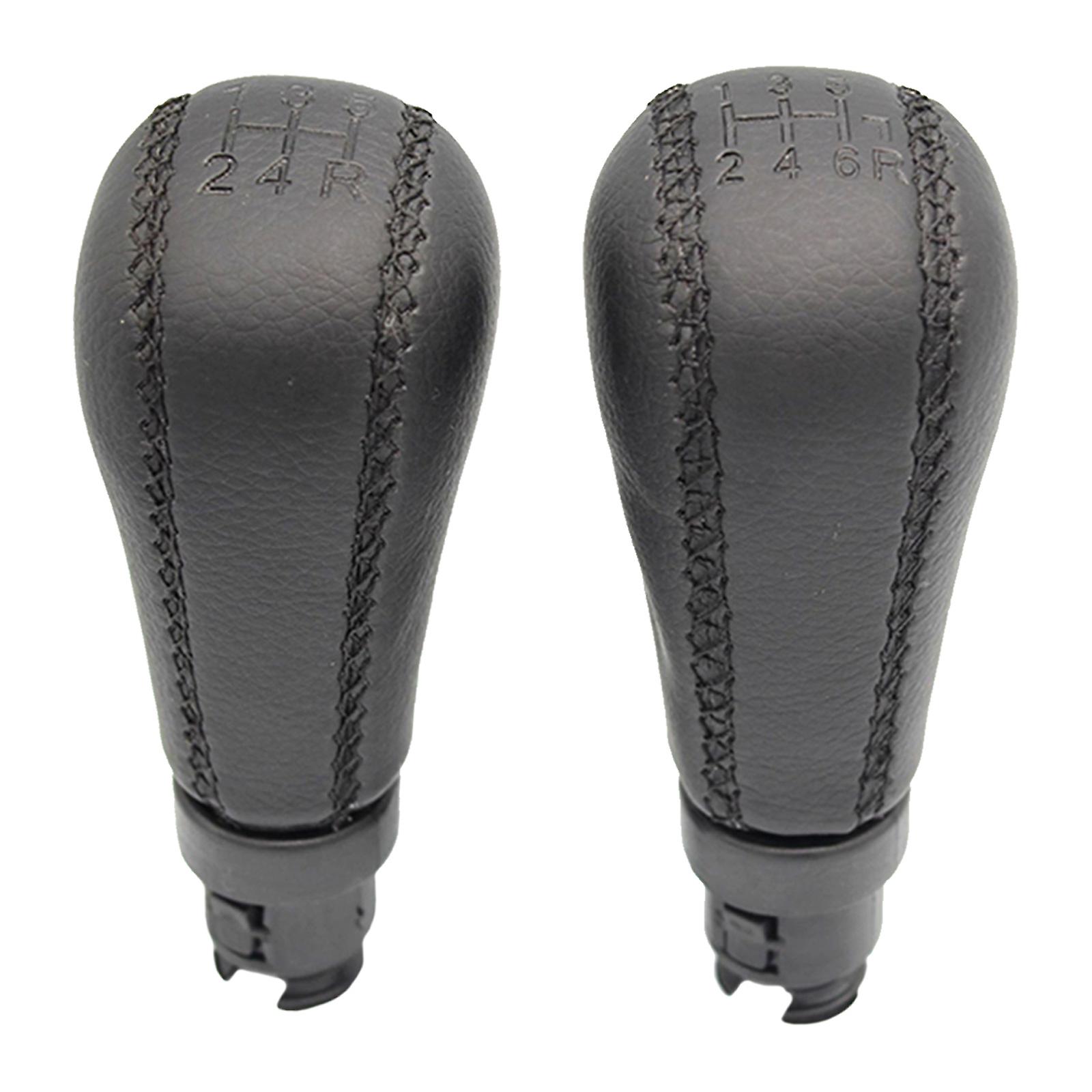 thumbnail image 2 of Black PU Leather Shift & Brake Boot Set For Volvo S60 S80 V70 XC70 2001-2005 2 of 5