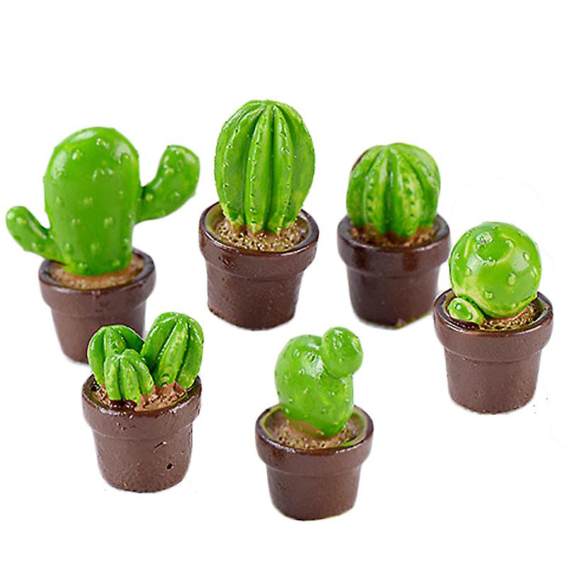 20 יחידות עציץ פרח נוף מיקרו חמוד מיני בובת קקטוס עציץ גינה מיניאטורי קישוטים מרפסת פטיו עציץ תפאורה