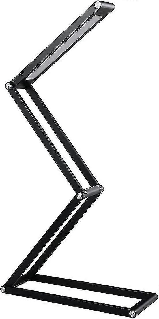 Desk lamp, LED desk lamp, eye protection lamp with wireless USB charging, foldable portable bedside 