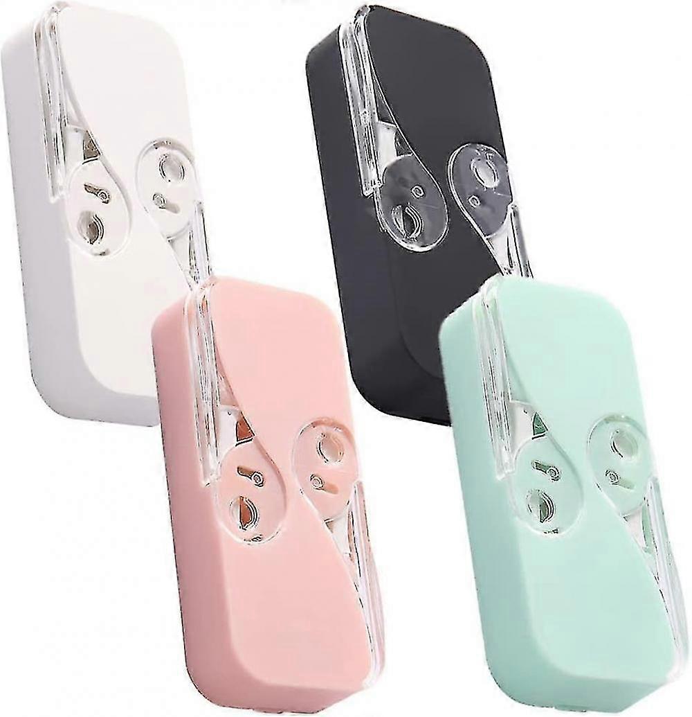 Portable Floss Dispenser, Dental Floss Picks Dispenser, Dental Floss Portable Case With 12 Pcs Dental Floss (4pcs)