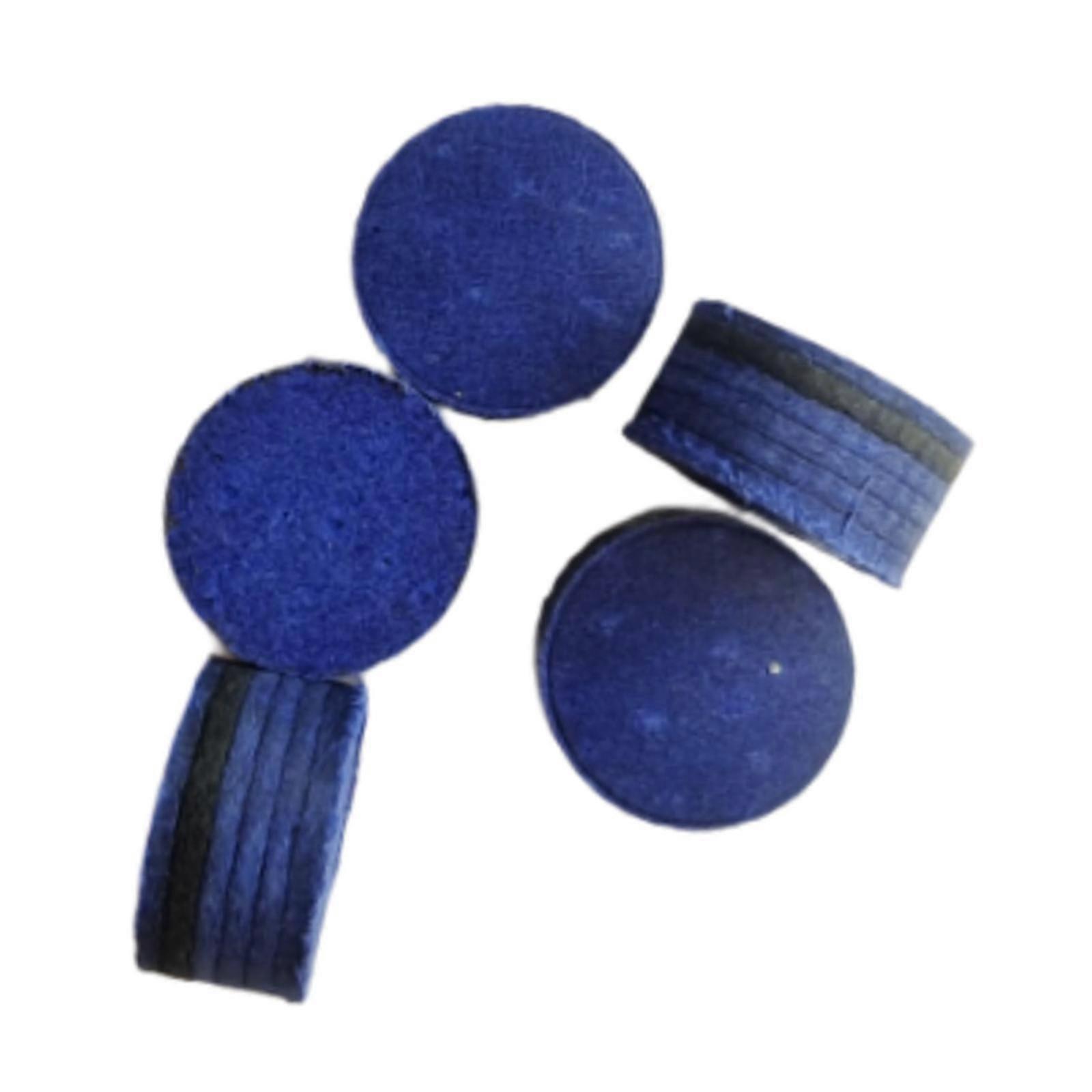 5 Pieces Billiard Pool Cue Tips Soft Hardness Leather Snooker Pool Stick Tip 11.5mm