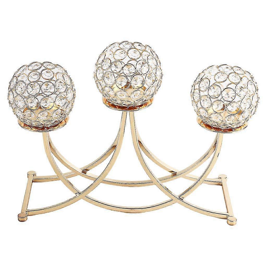 hg Crystal Candle Holders For Wedding Decor