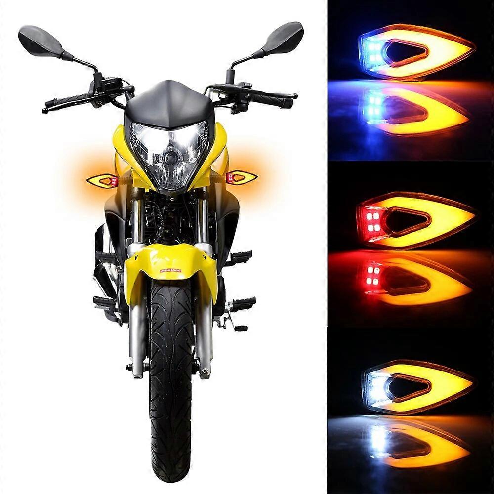 2Pcs/set Universal Motorbike Accessories Tail Light Motorcycle Turn Signals Light Turn Indicator Lamp ST1M006