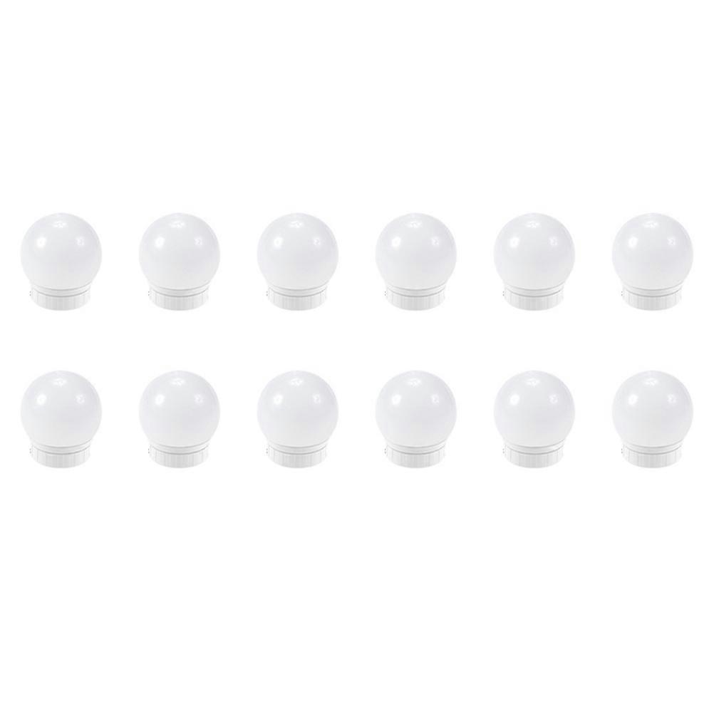 12pcs Mirror Front Light USB Makeup Light Brightness Adjustable Vanity Light Fill Lamp