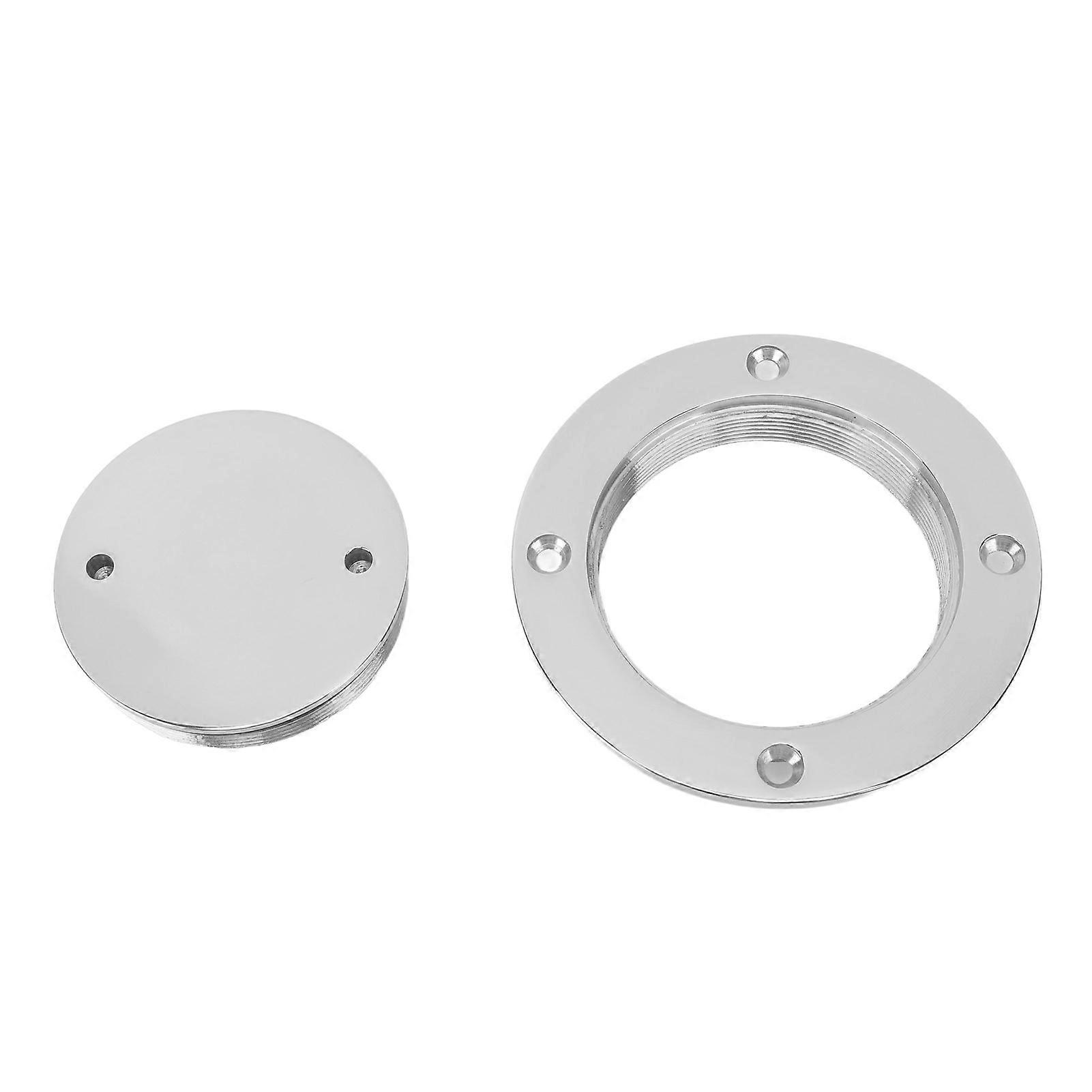 デッキハッチカバーマリングレードステンレス鋼316ラウンドデッキハッチカバー蓋ヨットボートハッチプレート4in(1361SA)