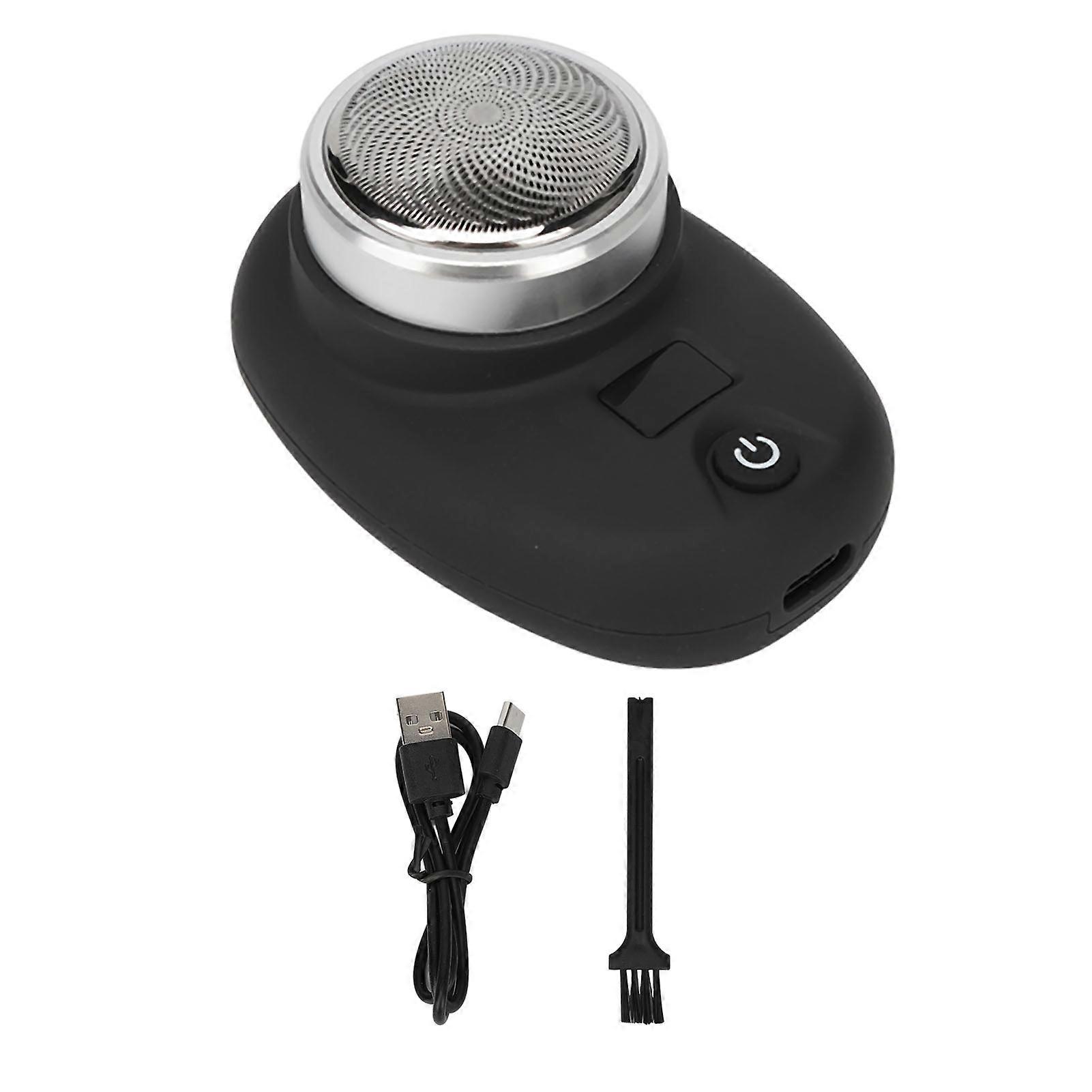 Electric Beard Trimmer Cordless Mini Usb Rechargeable Led Display Waterproof Beard Clipper For Men Matte Black