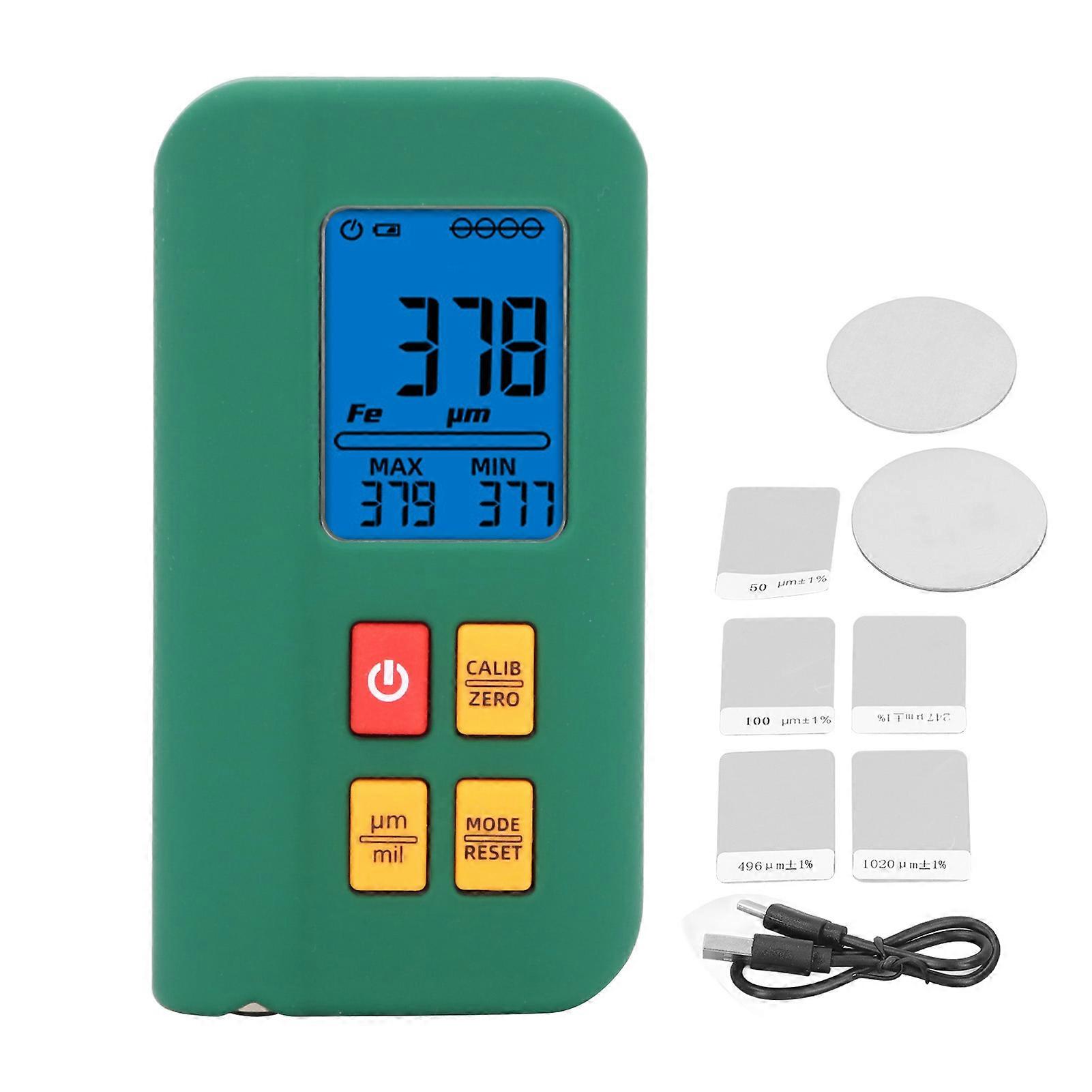 Coating Thickness Gauge High Accuracy Digital Thickness Meter Measuring Tool 01500m