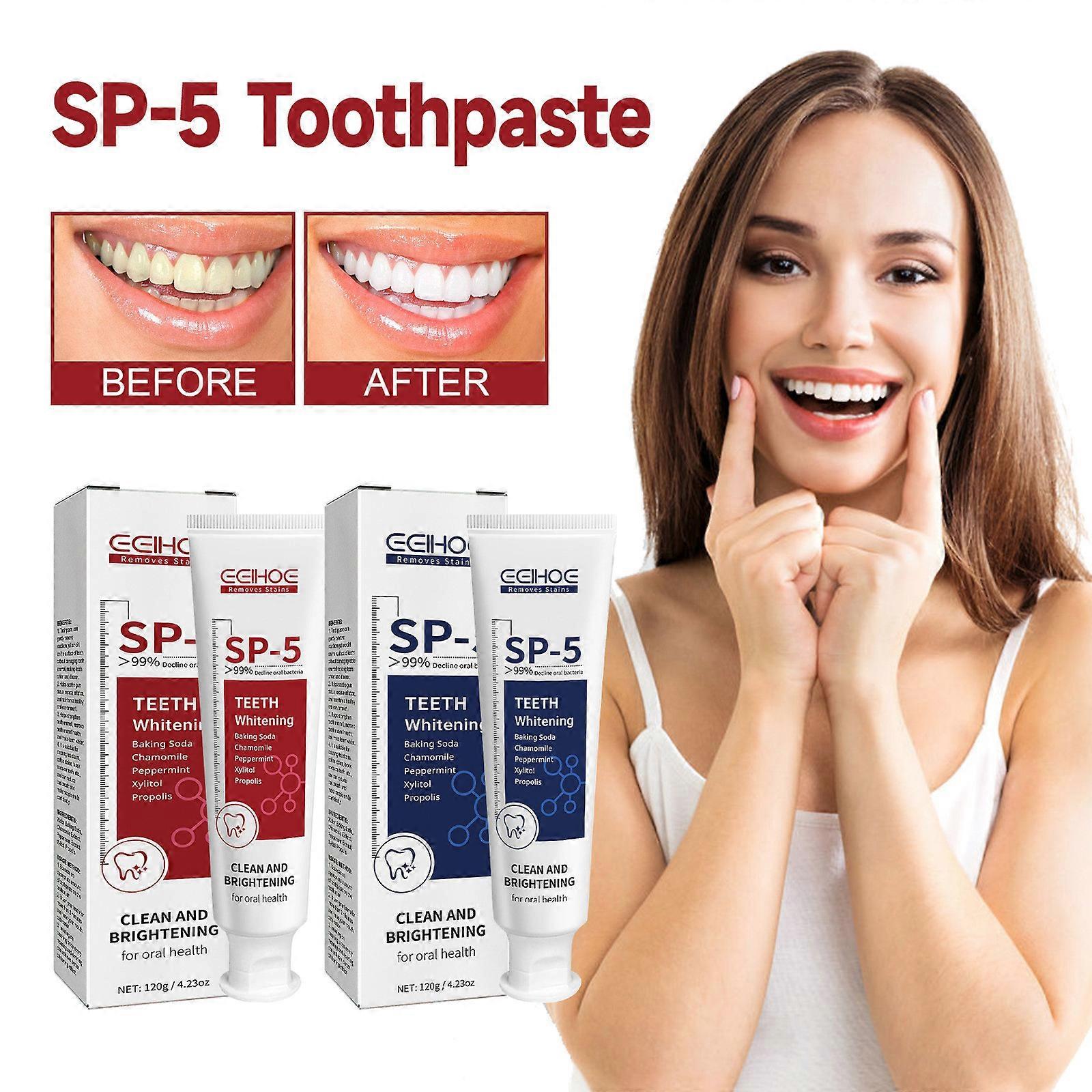 Toothpaste For Teeth Whitening, Color Corrector Toothpaste, Teeth Whitening Toothpaste, Stain Removal, Improves Teeth Brightness & Reduce 120g
