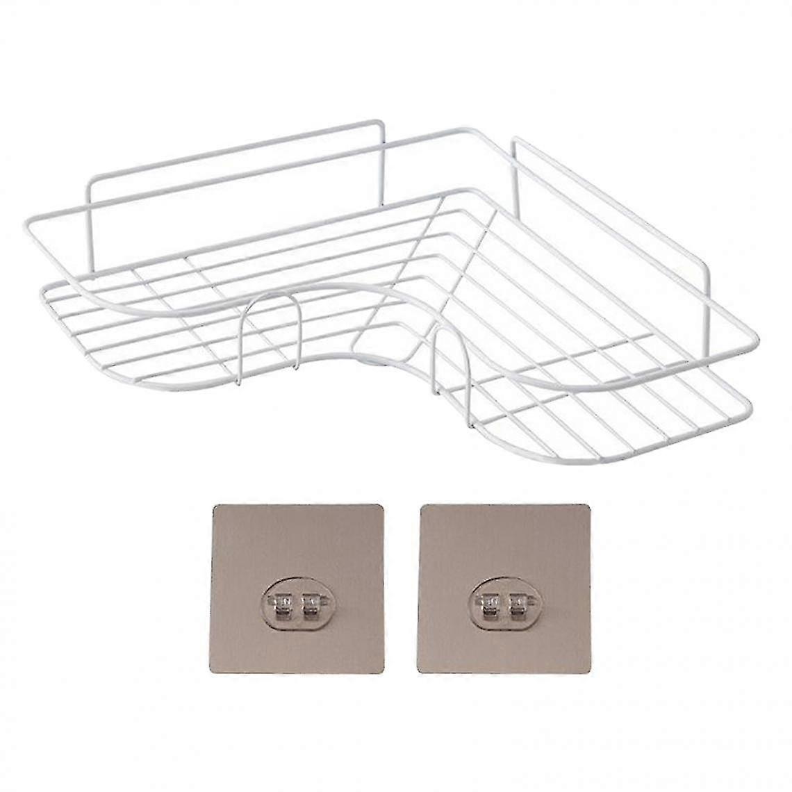 Triangular Shower Caddy Storage Shelf Holder, Bathroom Organizer, Black