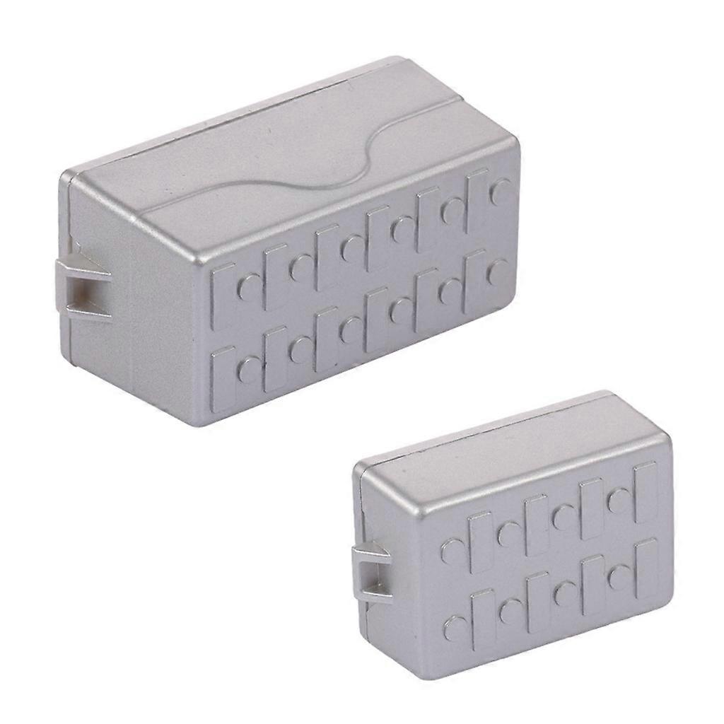 2pcs Climbing Car Tool Box Corrosion Preventive Decorative Tool Box for Crawler