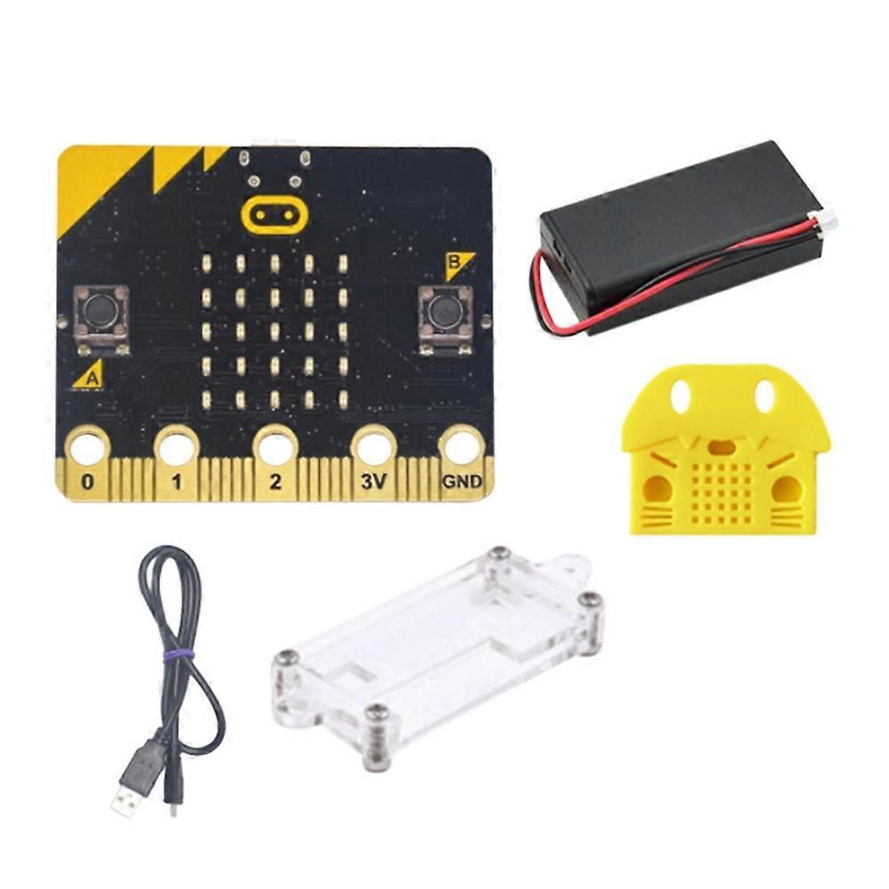 BBC Microbit Go Start Kit BBC Programmable Learning Development Board with Protective Case for DIY Projects