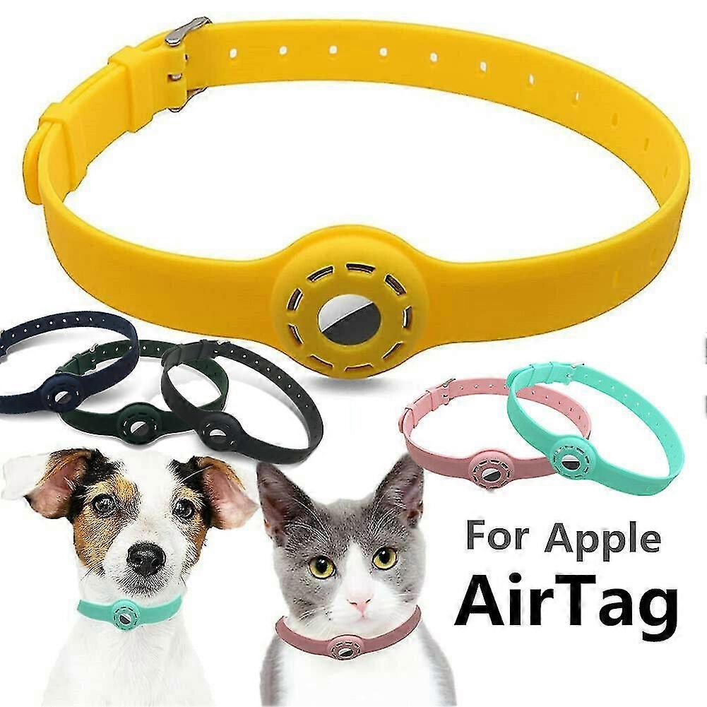 For Apple Airtag Pet Dog Cat Protective Case Gps Tracking Collar Loop Holder